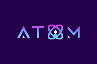 Логотип казино Atom